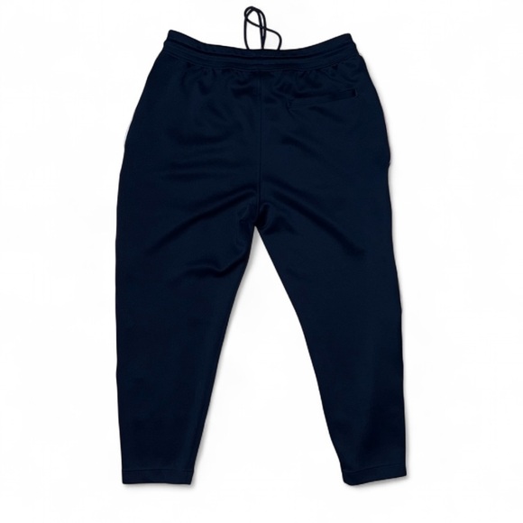 Nike Zeus Navy Joggers Track Pants W Taped Side Stripe Logo Medium Sports 90’s - Picture 3 of 16